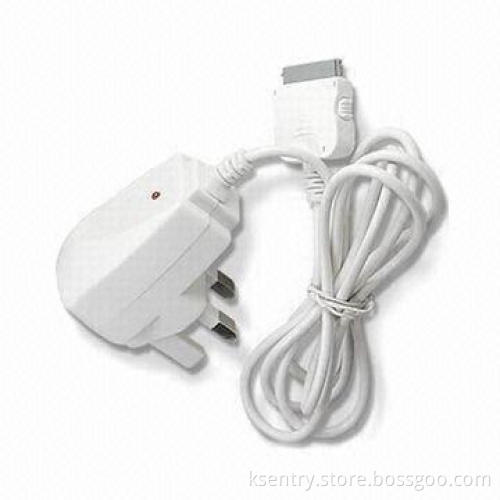 Travel Home AC Power Wall Charger Adaptor with 5V 1A Output Power, Suit for iPhone 3G/3GS,4 and iPod